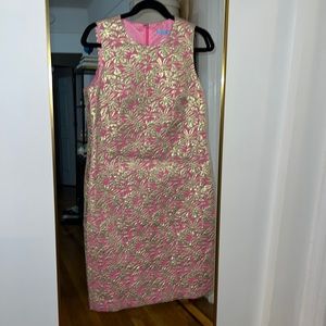 NWT J.McLaughlin Belinda Dress - Pink & Gold